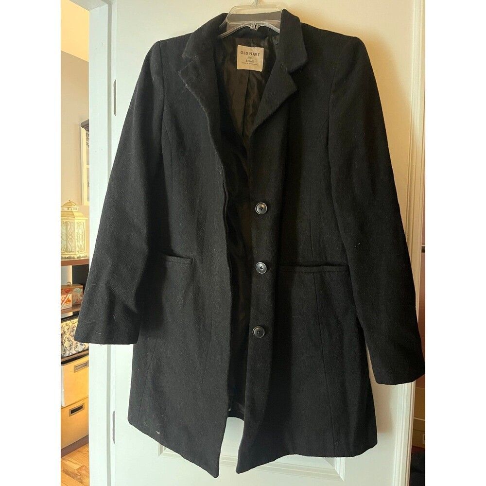 Old Navy Black Peacoat